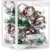 Ornaments Ball Set-Shatterproof Clear Plastic Decorative Baubles