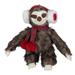 12-Inches Plush Brown Sitting Sloth Christmas Tabletop Decoration - 12"