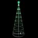 6' Green LED Lighted Christmas Tree Show Cone Outdoor Decor
