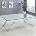 Silver Orchid Arcadia Mirrored Top Coffee Table