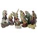 Set of 11 Christmas Nativity Resin Figurines 8"