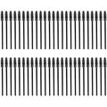 Eyelash Brushes COMFORTABLE AND SOFT Eyelash Makeup Tool DISPOSABLE USE Mascara Brush with Soft Brush Hair for Both Professional Use for Cosmetic Shop(Black rod black HJ001)