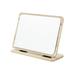 1Pc Rectangular Cosmetic Mirror Simple Makeup Mirror Desktop Standing Mirror Dressing up Mirror for Girls Women(Grey)