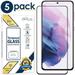 5 Pack Tempered Glass Screen Protector Compatible with Samsung Galaxy S21 5G 6.2 - inch Easy Installation HD-Clear Bubble Free