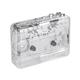 Walmeck Portable USB Cassette Player Transparent Cassette Tape Player USB Cassette Capture with USB2.0 Port