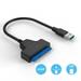 SATA to USB Data Cable USB to SATA Adapter Cable SATA to USB 3.0 Adapter Suitable for 2.5 inch Hard Disk HDD and Solid State