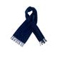 Women's Organic Cashmere Scarf - Midnight Blue Shinjuku Lanes