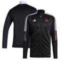 Men's adidas Black Louisville Cardinals Sideline Tiro21 Track Full-Zip Jacket