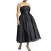 Plus Size Women's Strapless Crinoline Dress by ELOQUII in Black Onyx (Size 26)