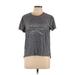 Reebok Active T-Shirt: Gray Activewear - Women's Size Large