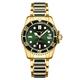 Aivasee Automatic Mechanical Watch, Luxury Green Jade Men’s Wrist Watches with Gold Stainless Steel Band Luminous Analog Watches for Men and Women with Rotating Bezel Ring (Model: AH6028G), AH6028B,