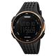 JTTM Men's Sport Watch Outdoor Digital Electronic LED Large Face Military 50M Waterproof Watch with Black Silicone Strap Electronic Backlight Stopwatch Date Alarm Army Watch,Rose Gold