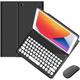 Keyboard Case for Samsung Galaxy Tab A9 8.7 inch 2023 with Mouse，Smart Soft Case with Bluetooth Keyboard for Galaxy Tab A9 Detachable Wireless Keyboard Tablet Cover with Pencil Holder (Black)