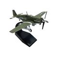 ZEZEFUFU 1/72 Military WW2 P-51B Mustang Fighter Attack Plane Model Simulation Static Display Toys Aircraft