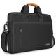 KIZUNA Laptop Bag Case 17 Inch Computer Shoulder Messenger Sleeve Briefcase for LG Gram 17 2022 /Dell G7/17.3" HP ProBook 470/Lenovo Ideapad 700/DELL Precision 7710/Predator PH717-71-746,Black