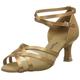 Diamant Damen Latein Tanzschuhe 035-077-087, Women’s Ballroom Dance Shoes, Brown (Bronze), 2 UK