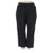 Riders by Lee Casual Pants - Low Rise: Black Bottoms - Women's Size 24