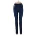 Delia's Jeggings - Mid/Reg Rise: Blue Bottoms - Women's Size 10 - Dark Wash