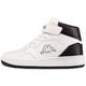 Sneaker KAPPA Gr. 27, schwarz-weiß (white, black) Kinder Schuhe Trainingsschuhe