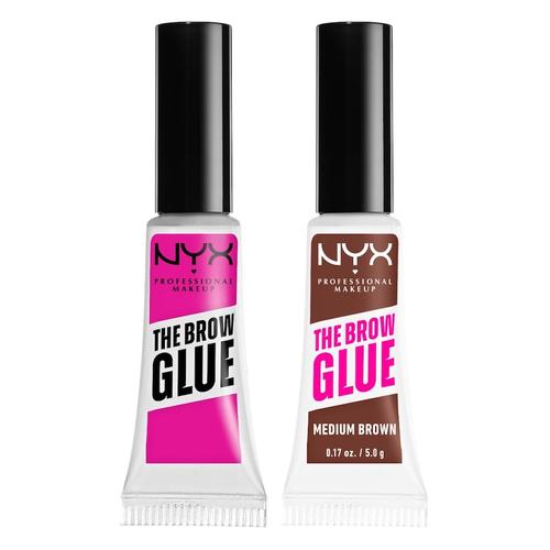 NYX Professional Makeup - Holiday Collection Der Brauenkleber Duo Augenbrauengel 1 ct Medium Brown