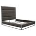 Diamond Sofa Low Profile Standard Bed Upholstered/Faux leather | Queen | Wayfair EMPIREQUBEDGR