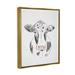 Stupell Industries Dairy Cow Farm Animal Sketch Style Drawing by Valerie Wieners - Floater Frame Drawing Print on Canvas Canvas | Wayfair