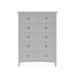 Birch Lane™ Renee 5 - Drawer Dresser Wood in Gray | 54 H x 40 W x 19 D in | Wayfair D5FAECC9906D43AC8C84298EDB7FFC06