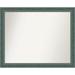 Red Barrel Studio® Bridgecliff Wood Wall Mirror Wood in Blue | 25.5 H x 31.5 W x 1 D in | Wayfair 147CE5F1CBDB47299741C1A43093AB4B