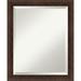 Millwood Pines Brence Rectangle Wood Wall Mirror Wood in Brown | 23 H x 19 W x 1 D in | Wayfair 983228FCA280498FBA9E9F0F6744212F