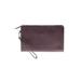 Banana Republic Leather Wristlet: Pebbled Burgundy Solid Bags