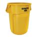 Rubbermaid FG265500YEL 55 gallon Brute Trash Can - Plastic, Round, Food Rated, 55 Gallons, Yellow