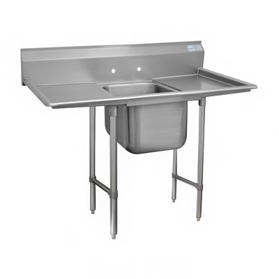 Advance Tabco 9-21-20-24RL 70" 1 Compartment Sink w/ 20"L x 20"W Bowl, 12" Deep, Stainless Steel