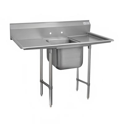 Advance Tabco 93-1-24-24RL 66" 1 Compartment Sink w/ 16"L x 20"W Bowl, 12" Deep, Stainless Steel