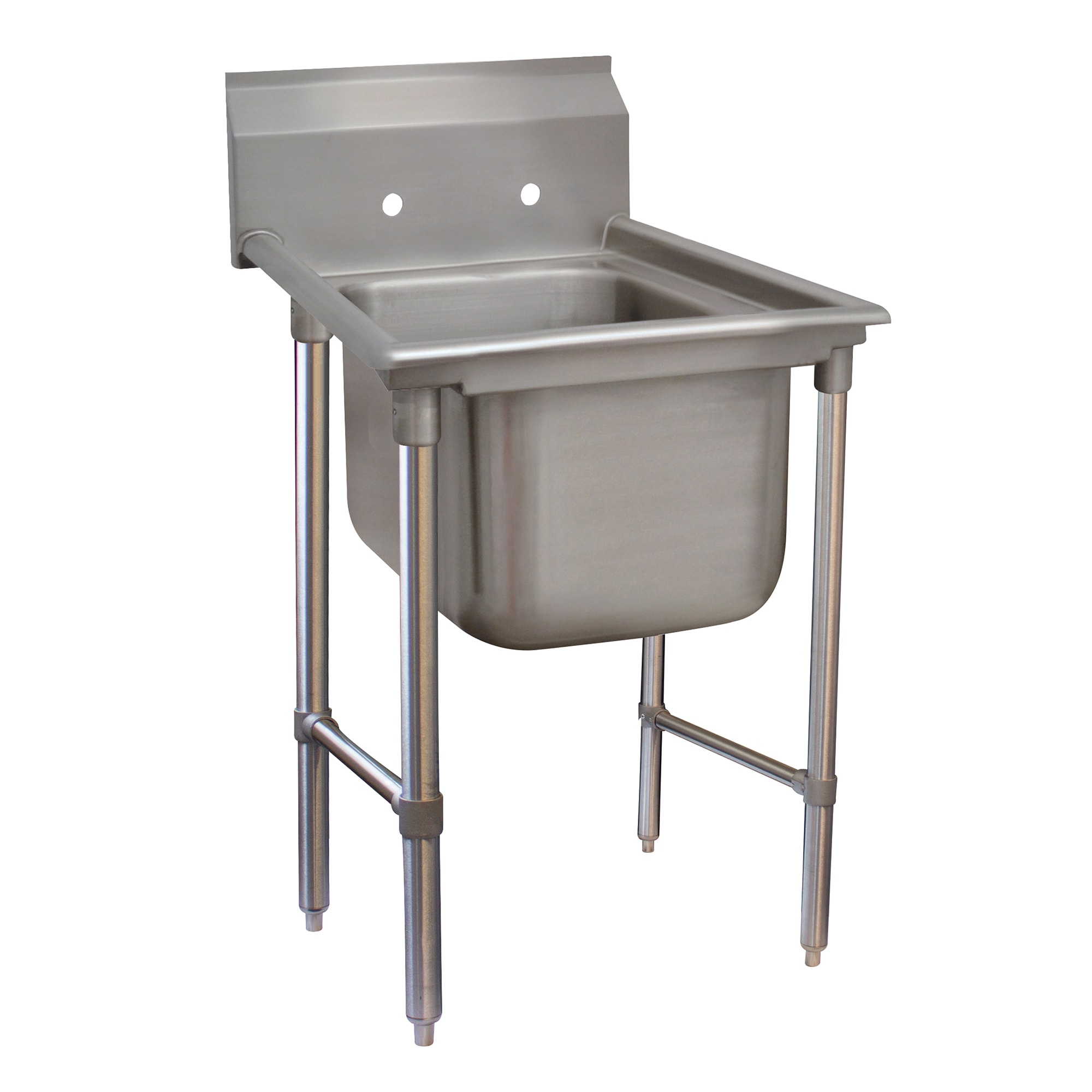 Advance Tabco 93-81-20 31" 1 Compartment Sink w/ 20"L x 28"W Bowl, 12" Deep, Stainless Steel
