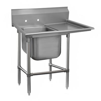 Advance Tabco 94-21-20-24R 50" 1 Compartment Sink w/ 20"L x 20"W Bowl, 14" Deep, Stainless Steel