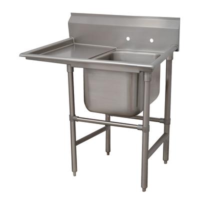 Advance Tabco 94-41-24-24L 54" 1 Compartment Sink w/ 24"L x 24"W Bowl, 14" Deep, Stainless Steel