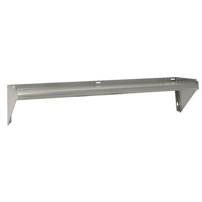 Advance Tabco AWS-KD-24 Solid Wall Mounted Shelf, 24"W x 11 1/8"D, Aluminum