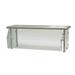 Advance Tabco DSG-18S-72 72" Multi-Use Sneeze Guard w/ Stainless Top Shelf - 18"D, Counter-Mount, Glass, Stainless Steel Top Shelf, 72" x 18" x 18", Clear