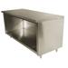 Advance Tabco EB-SS-304 48" Dish Cabinet w/ Open Base, 30"D, Stainless Steel