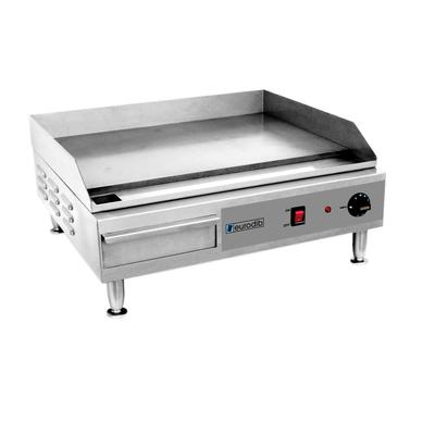 Eurodib 24" Electric Commercial Griddle - 1/2" Steel Plate, Dial Thermostat, Stainless Steel, 220v/1ph, SFE04900