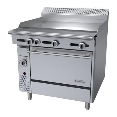 Garland C36-1-1R NG 36" Commercial Gas Range w/ Griddle & Standard Oven, Natural Gas, Stainless Steel, Gas Type: NG