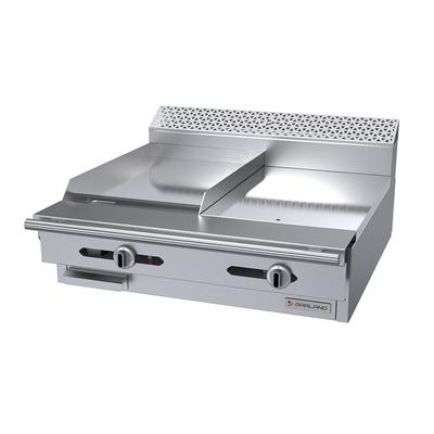 Garland C36-5-1M 36" Commercial Gas Range Top w/ Hot Top/Griddle - Modular, Liquid Propane, Stainless Steel, Gas Type: LP