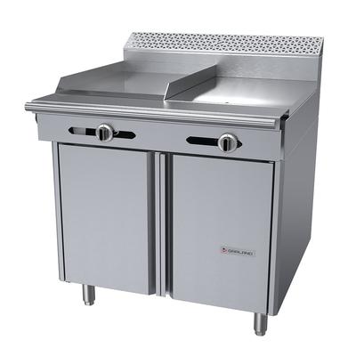 Garland C36-5-1S 36" Commercial Gas Range w/ Hot Top/Griddle & Storage Base, Natural Gas, Stainless Steel, Gas Type: NG