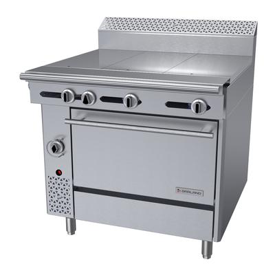 Garland C36-8R Cuisine 36" Commercial Gas Range w/ (3) Hot Tops & Standard Oven, Natural Gas, Stainless Steel, Gas Type: NG