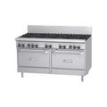 Garland GF60-10RR 60" 10 Burner Commercial Gas Range w/ (2) Standard Ovens, Liquid Propane, Stainless Steel, Gas Type: LP