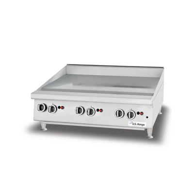 Garland UTGG36-GT36M LP 36" Gas Commercial Griddle w/ Thermostatic Controls - 1" Steel Plate, Liquid Propane, Stainless Steel, Gas Type: LP