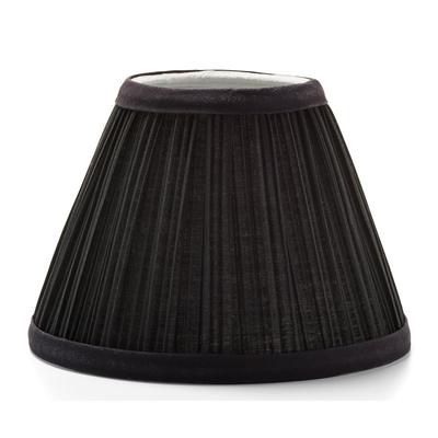 Hollowick 296B Pleated Slim Line Fabric Lamp Shade w/ Fire Retardant Fabric & Liner, 6x4 1/2