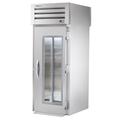 True STR1RRT-1G-1S Spec Series 35" 1 Section Roll Thru Refrigerator, (2) Right Hinge Glass Door, 115v, Silver | True Refrigeration