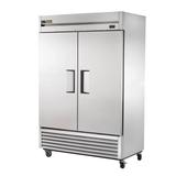True T-49-HC 54" 2 Section Reach In Refrigerator, (2) Left Hinge Solid Doors, 115v, w/ Hydrocarbon Refrigerant, Stainless Steel