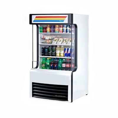 True TAC-14GS-LD 30" Vertical Open Air Cooler w/ (4) Levels, White & Black, 115v | True Refrigeration